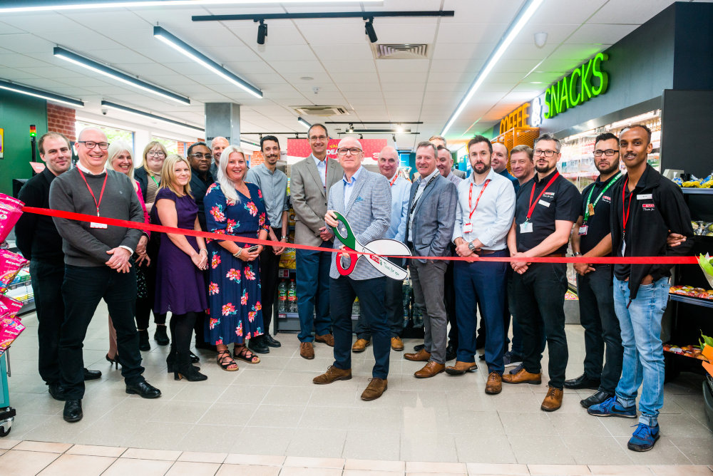 Roadchef SPAR Strensham Service Station Ribbon Cutting at Store Opening