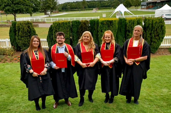 Apprentices at graduation ceremony