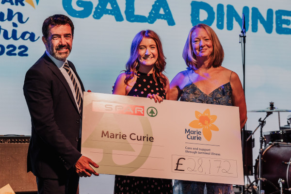 Donation to Marie Curie