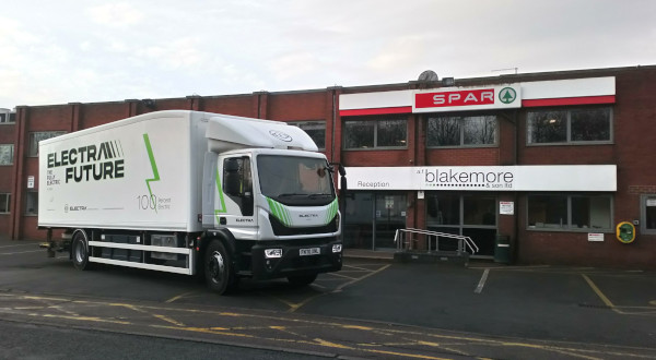 A.F. Blakemore electric lorry trial 