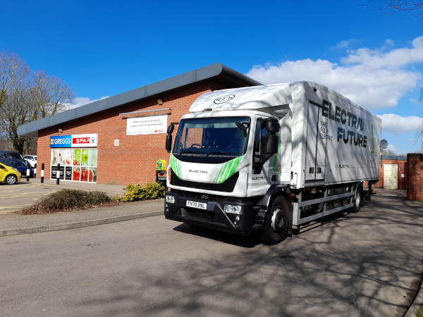 Electric lorry trial