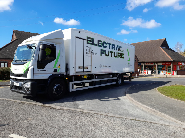 Electric lorry trial