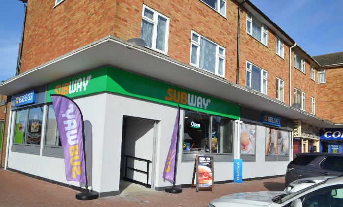 Subway and Greggs at Staplehurst