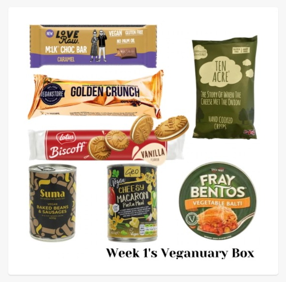 Vegan delivery box